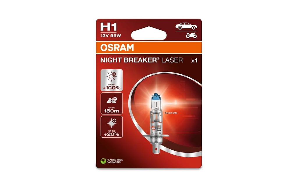 OSRAM H1 Night Breaker Laser Voiture de tourisme