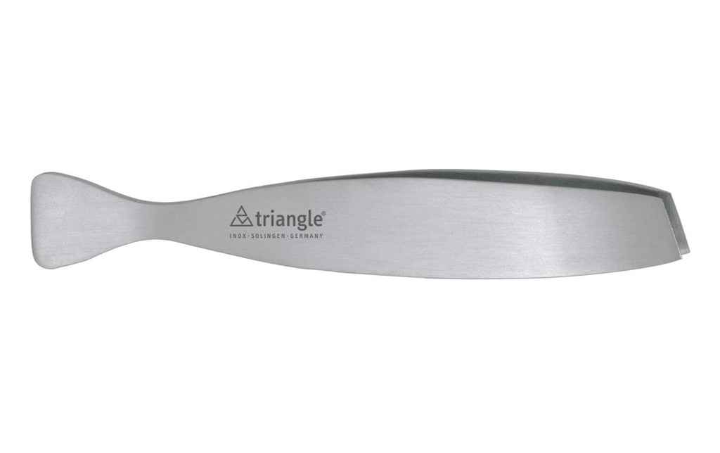 triangle Pince de cuisine en diagonale Argenté