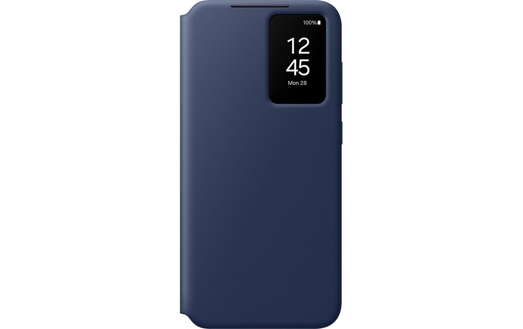 Samsung Coque arrière Smart View Wallet Galaxy S24 FE Bleu