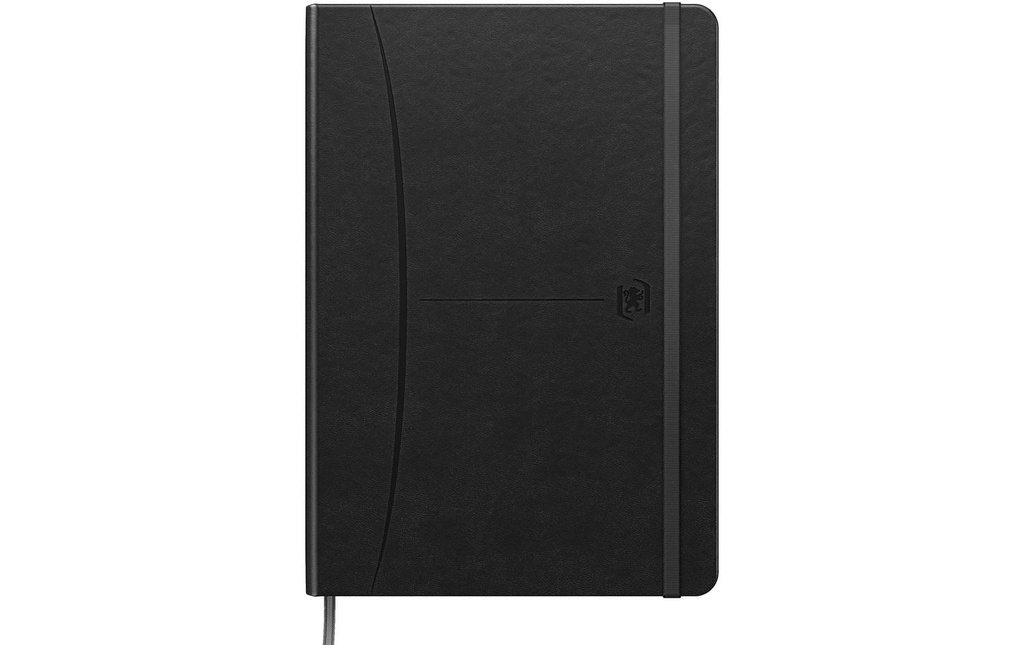 Oxford Bloc-notes A5, ligné, noir