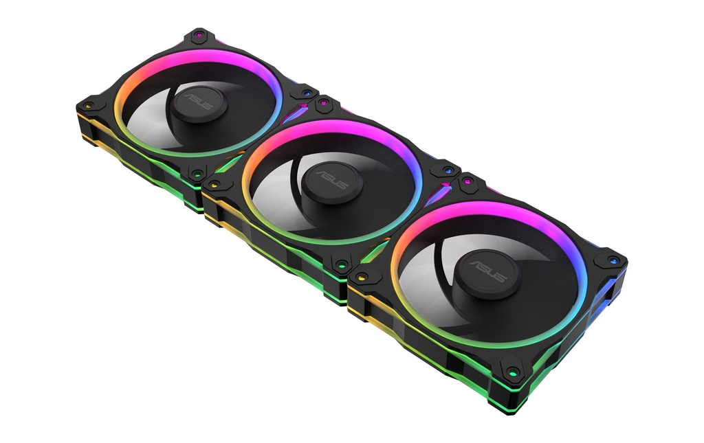 ASUS Ventilateur PC Prime MR120 Fan ARGB Reverse 3 in 1 Noir