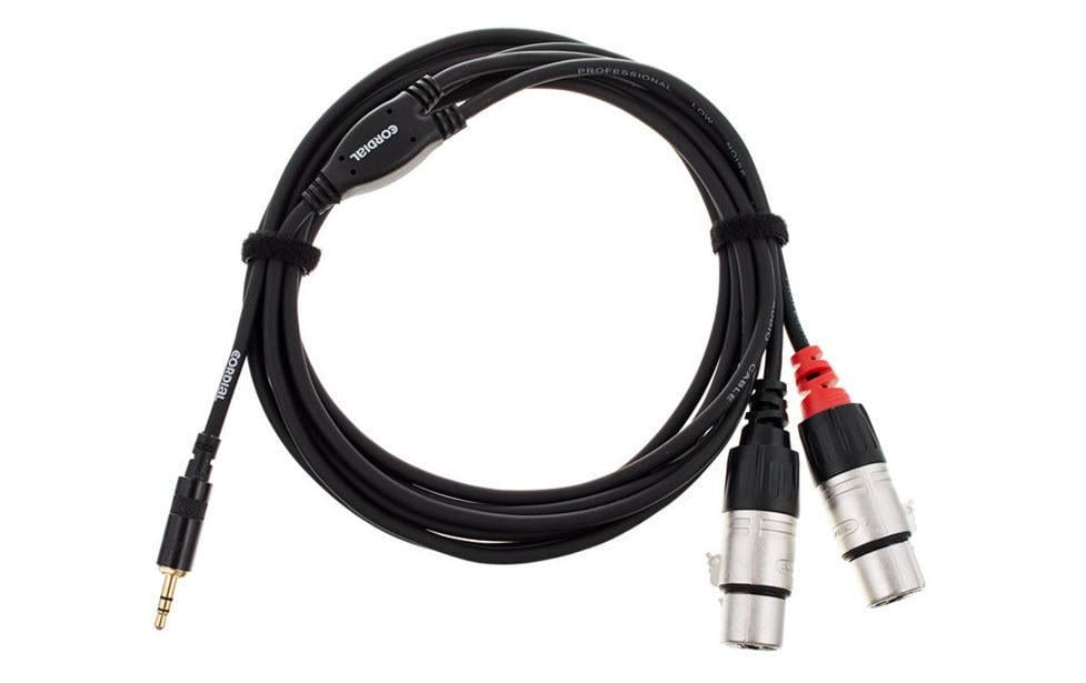 Cordial Câble audio CFY 1.8 WFF jack 3.5 mm - XLR 1.8 m