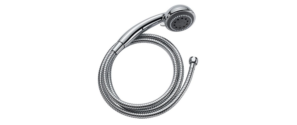 diaqua® Ensemble de douche Deimos Cinco PCR, 180 cm, chromé