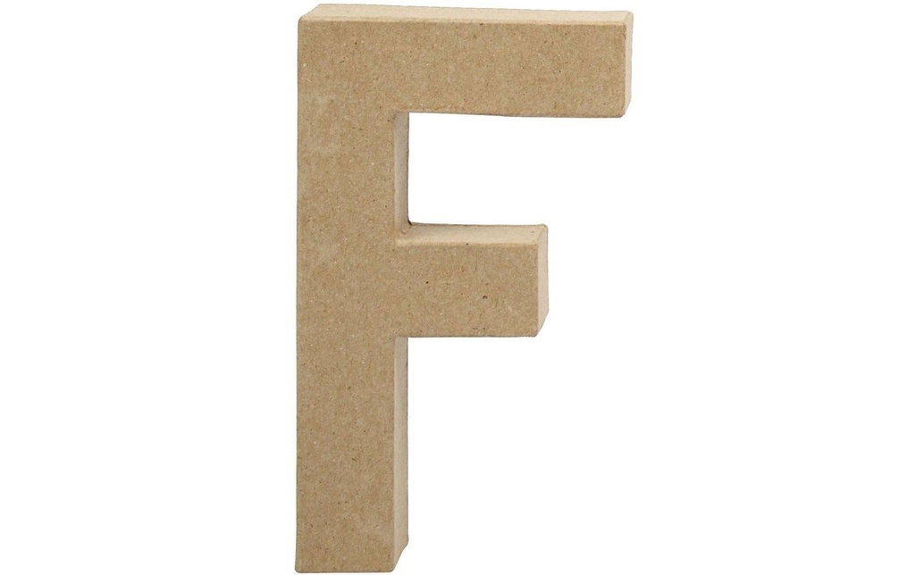 Creativ Company Lettre en carton F 20.5 cm