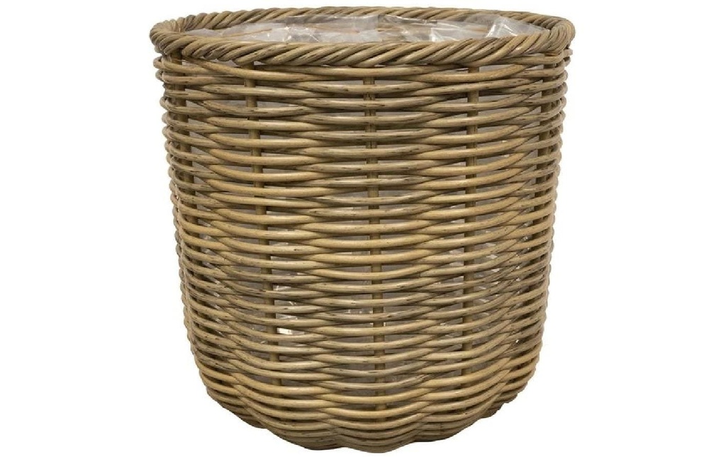 CHALET Pot de plantes Panier Chalet M 29 cm, Nature