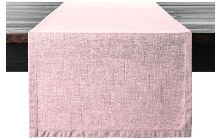 PROFLAX Chemin de table Toile 50 x 150 cm, rose