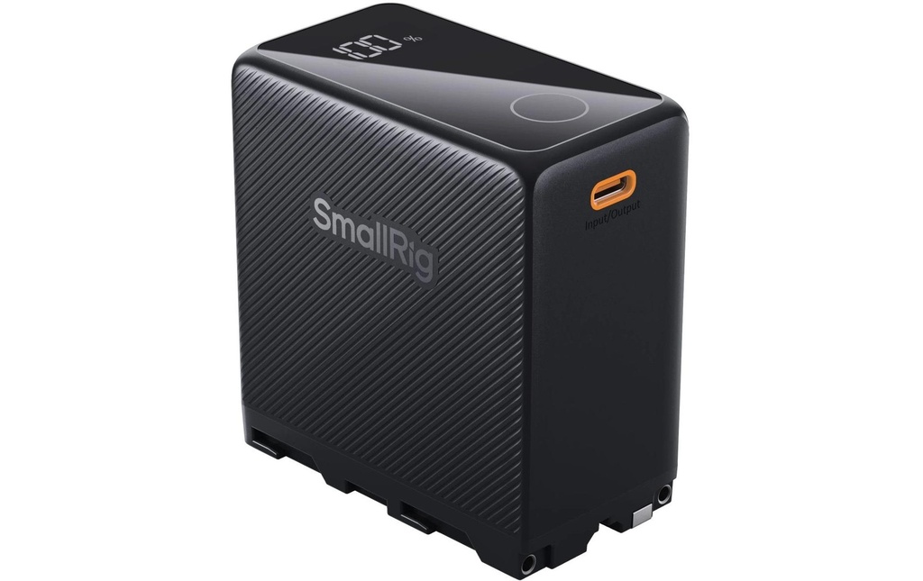 Smallrig Batterie pour Appareils photo numérique NP-F970 USB-C rechargeable - Noir