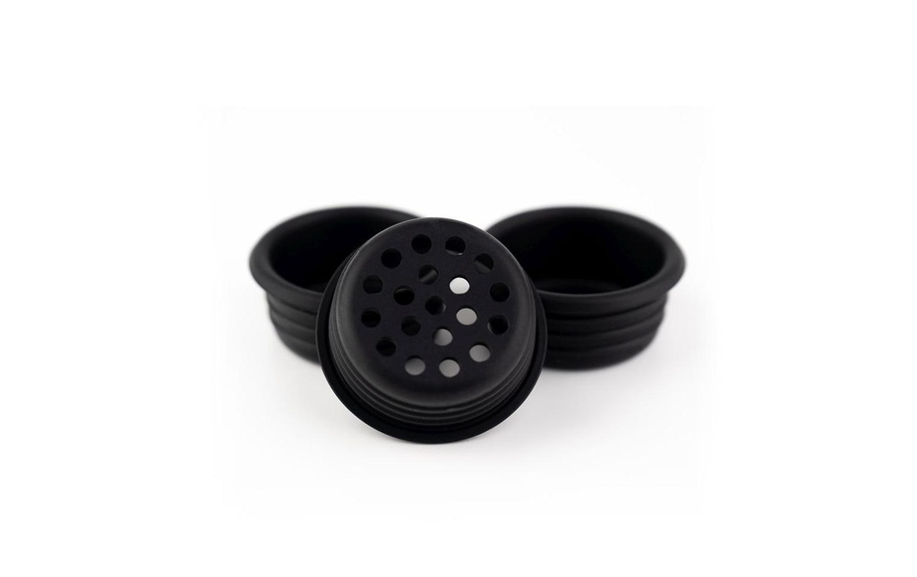Ankerkraut Verre à litière en liège taille de trou moyenne, 3 pièces Noir