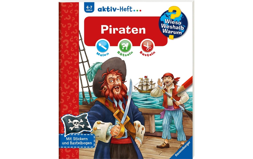 Ravensburger Livres pratiques pour enfants WWW Aktiv-Heft Piraten