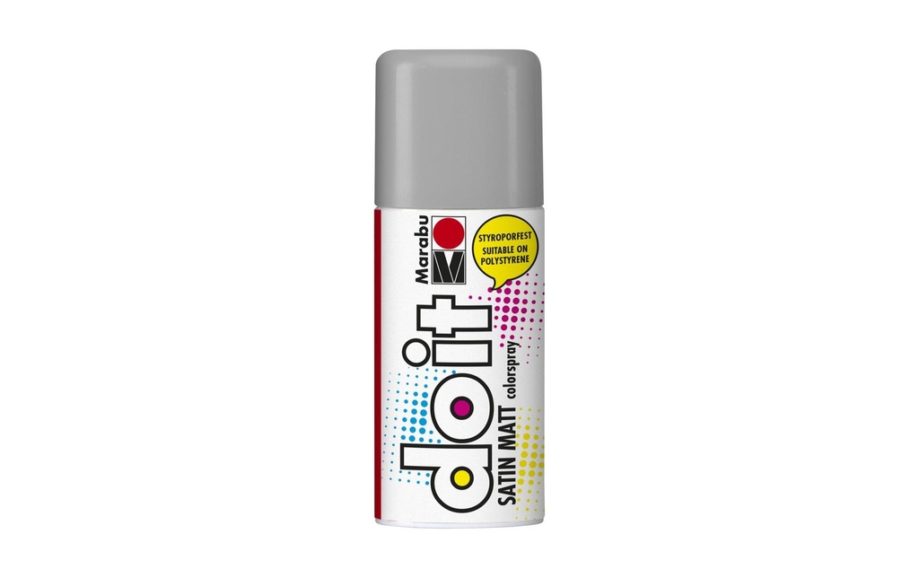 Marabu Peinture aérosol do it Satin 150 ml, Gris