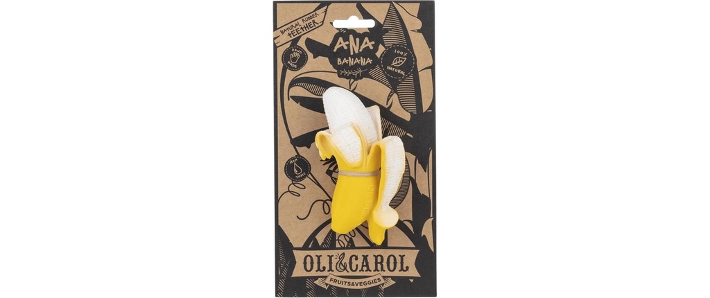 Oli&Carol Anneau de dentition Ana Banana