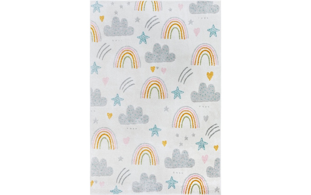 Hanse Home Tapis de décoration Rainbow Cloud 120 x 170 cm, Crème