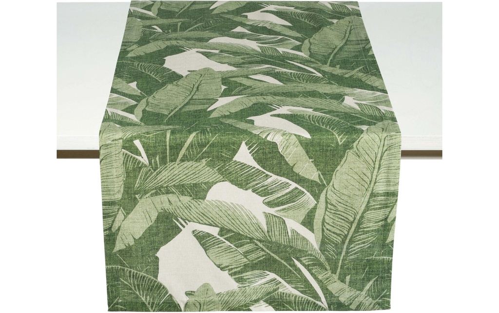 Pichler Chemin de table Havanna 50 cm x 150 cm, Vert