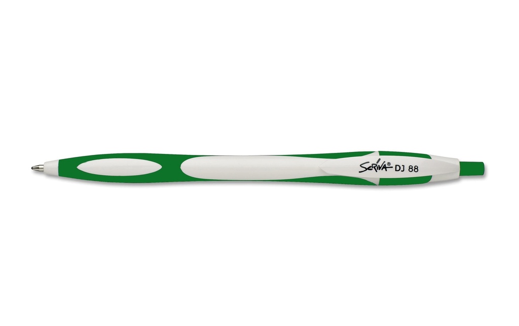 Scriva Stylo bille DJ88 0.7 mm, Vert, 12 pièces