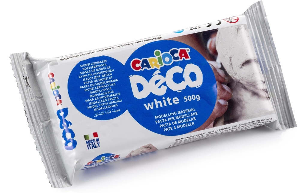 Carioca Matière à modeler Déco 500 g Weiss