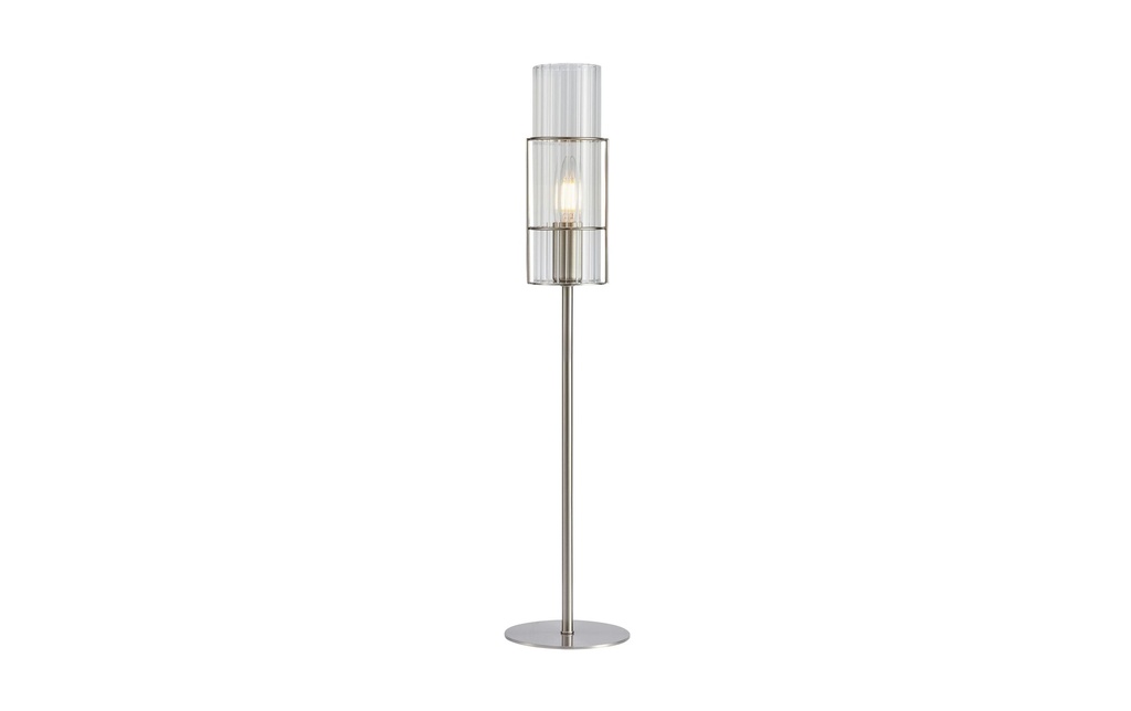 Markslöjd Lampe de bureau Tubo 1L, E14, 65 cm, nickel