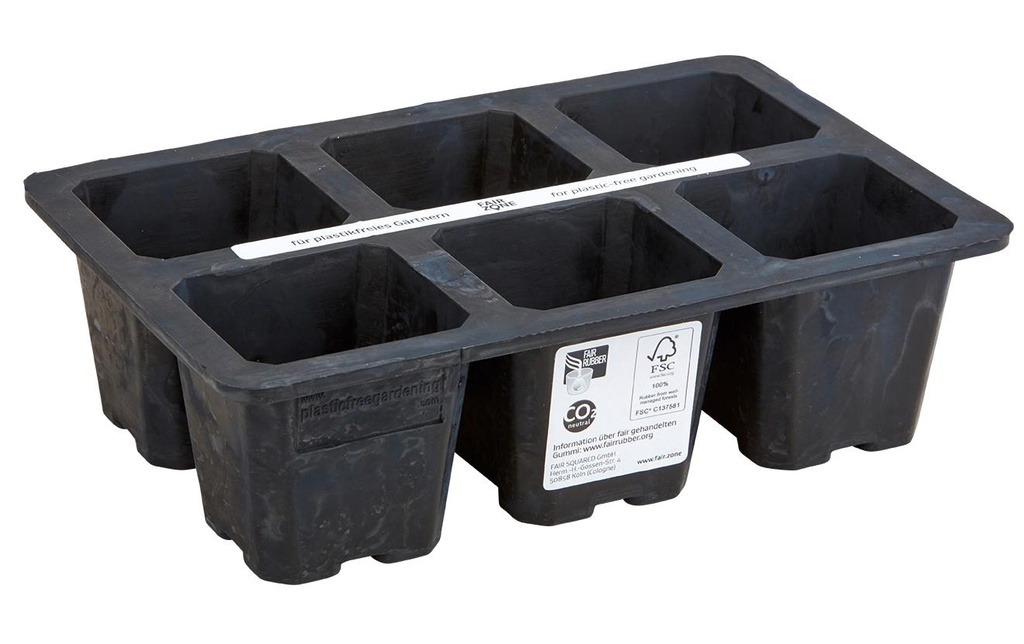 Fair Zone Bac à semences Seed Tray XL 6 x 6 cm