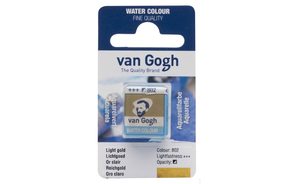VAN GOGH Aquarelle godets or riche