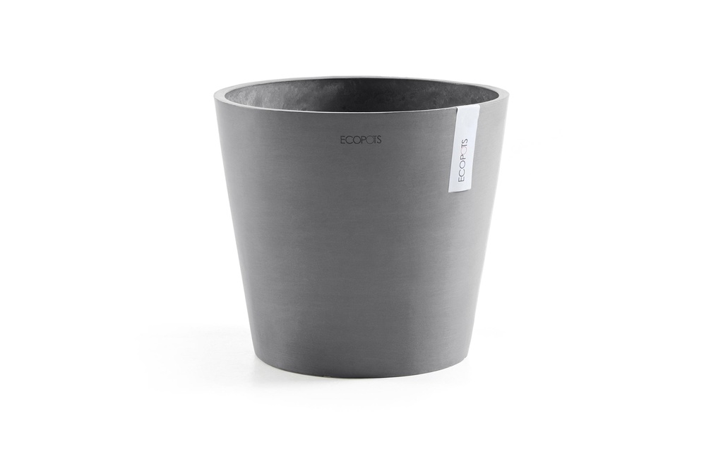 Ecopots Pot à fleur Amsterdam 20 Gris