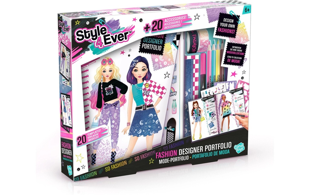 Canal Toys Kits de bricolage Fashion Designer Portfolio