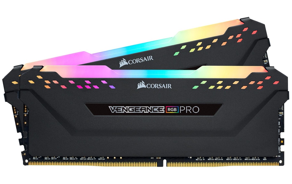 Corsair DDR4-RAM Vengeance RGB PRO Black iCUE 3200 MHz 2x 8 Go 2x 8 Go