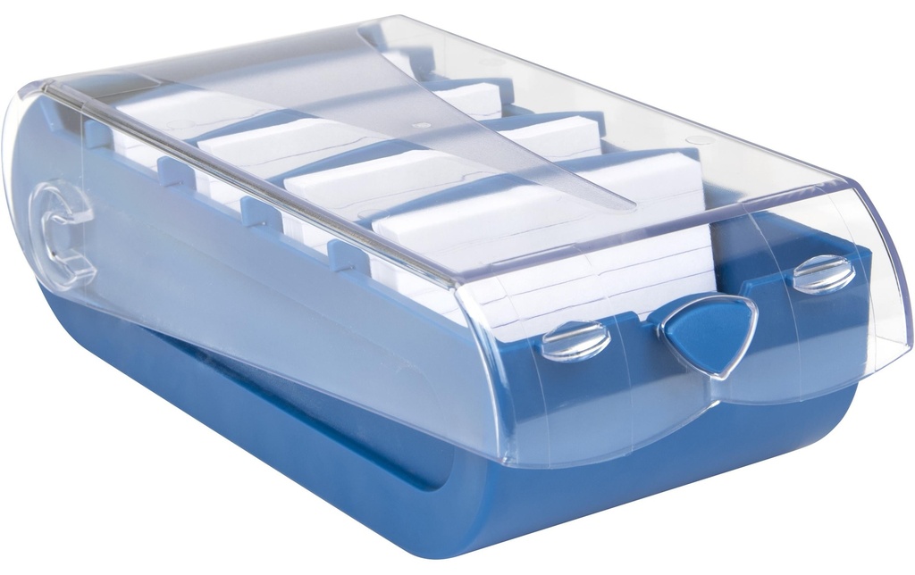 Biella Boîte à fiches Bunny A7 100 cartes, bleu