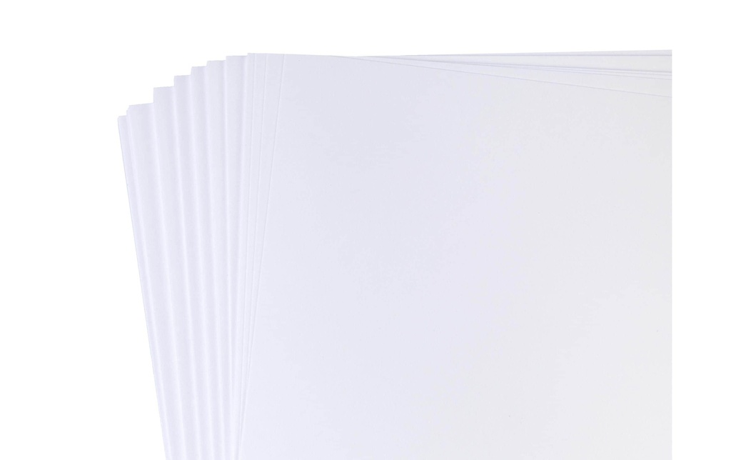 EROLA Couverture de brochure Pressboard A4, 350 g/m², 100 pièces, blanc