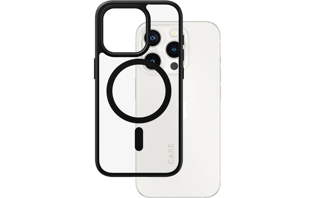 CARE Coque arrière Flagship iPhone 15 Pro Noir
