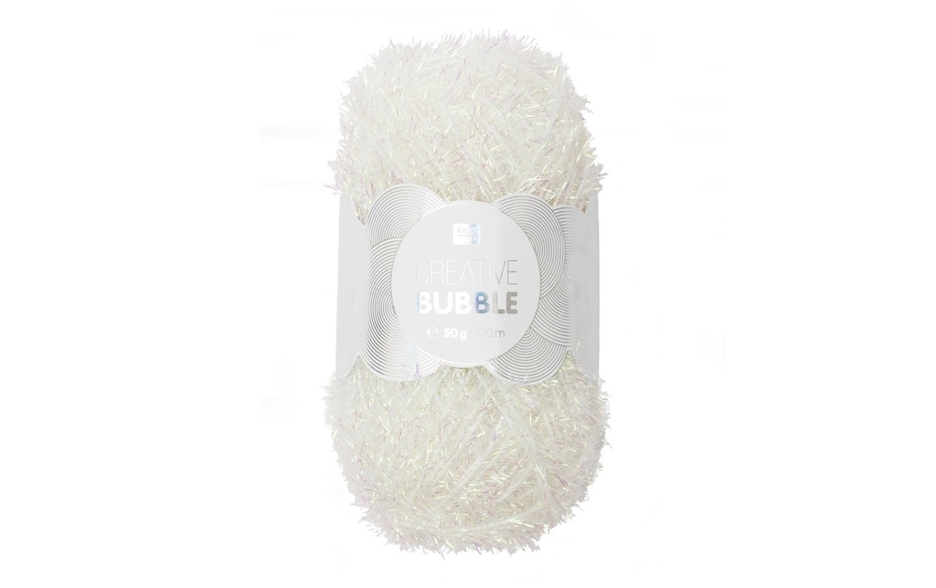 Rico Design Laine Creative Bubble 50 g Blanc brillant