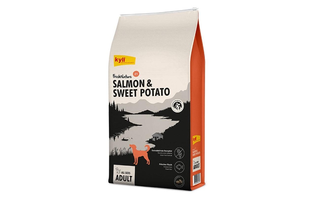kyli Alimentation sèche FreshNature n° 21 Salmon, 12 kg