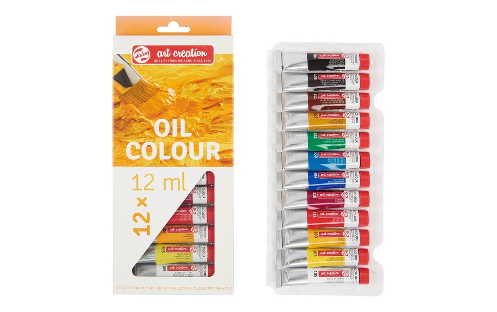 TALENS ART CREATION Set peinture à l'huile 12x12ml (12 pces)