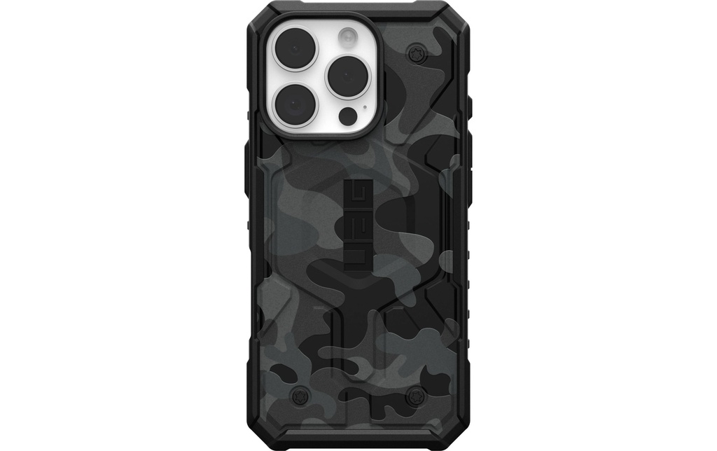 UAG Coque arrière Pathfinder SE Mag iPhone 16 Pro Midnight Camo