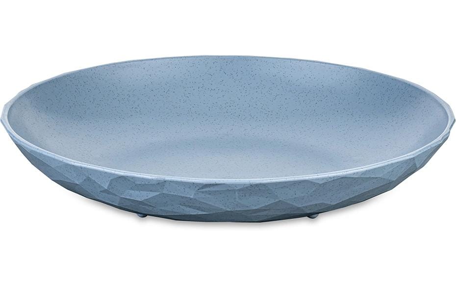 Koziol Assiette de soupe et de pâtes Club Ø 22 cm, 1 Pièce/s,  Flower Blue