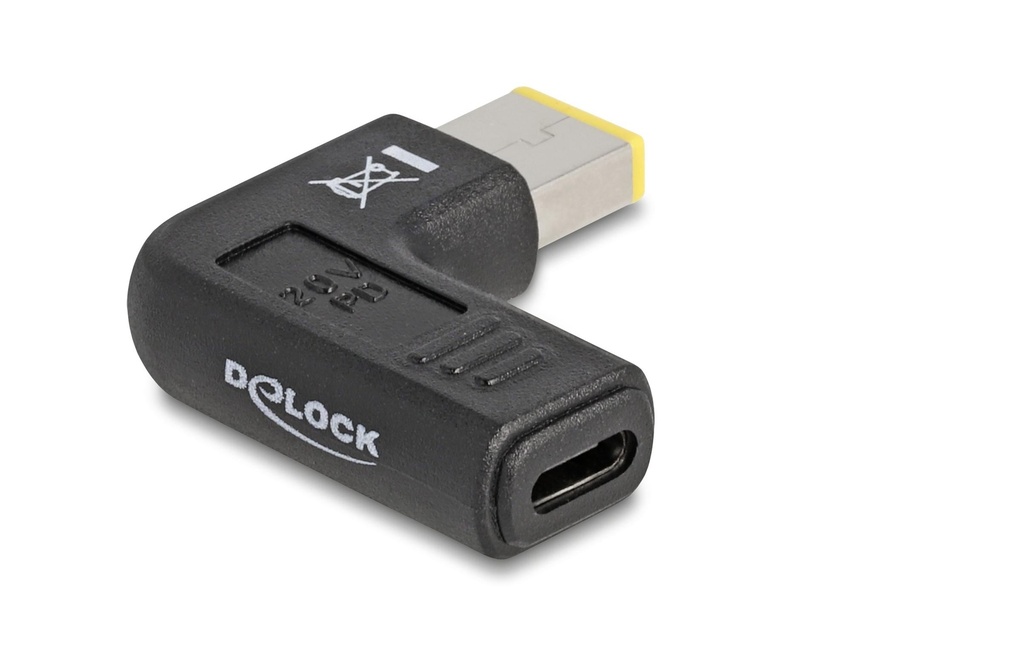 Delock Adaptateur USB-C vers Lenovo 11.0 x 4.5 mm angulé à 90°
