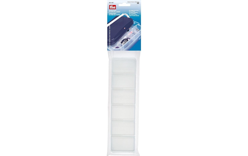 Prym Boîte de rangement Click Box Jumbo Insertion de tri
