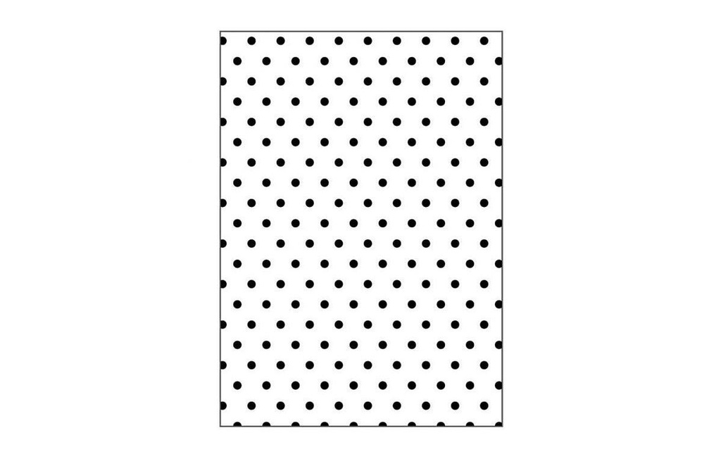 Creativ Company Modèle de gaufrage 11 x 14 cm, motif à points