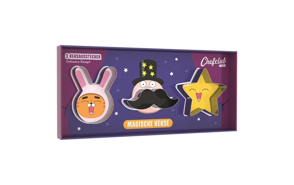 Chefclub Emporte-pièce Biscuits magiques Magie