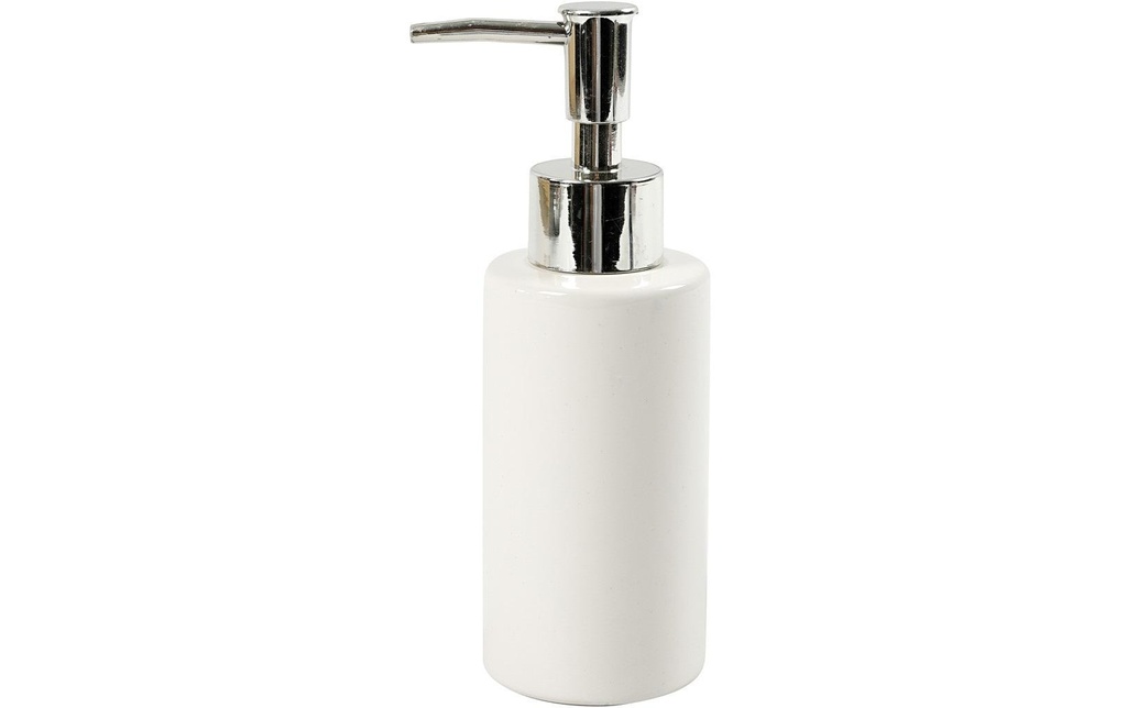 Creativ Company Distributeur de savon 150 ml, blanc