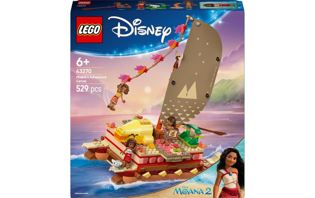 LEGO® Disney Princess Le radeau d'aventure de Vaiana 43270