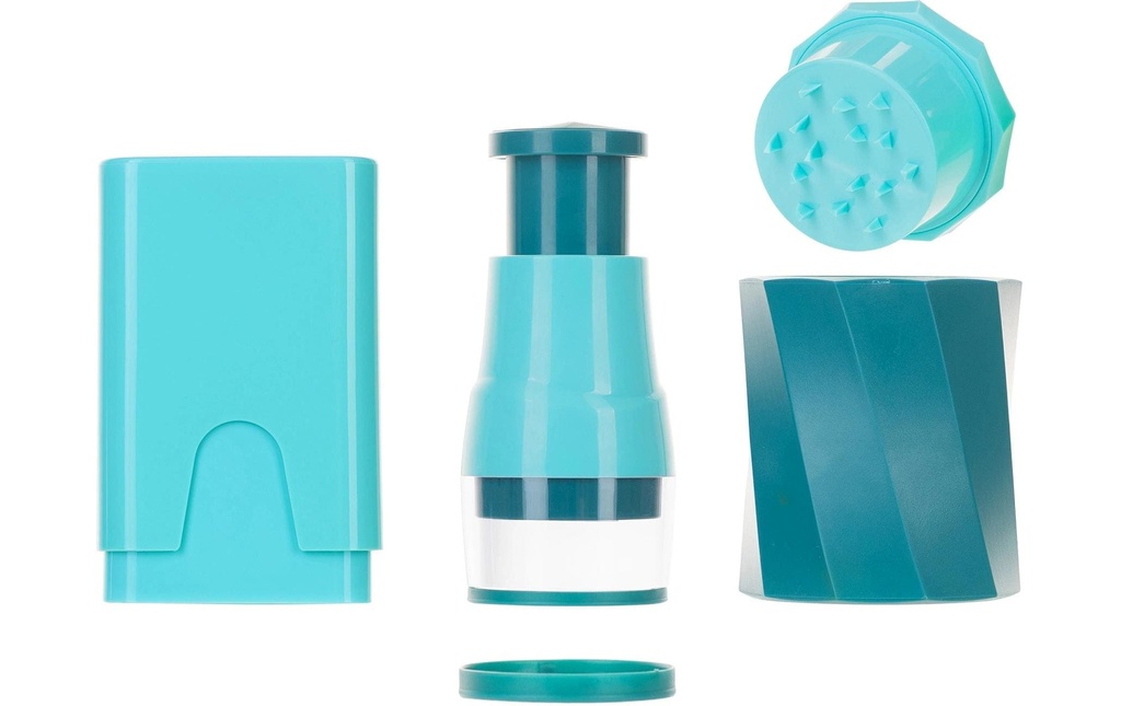 Genius Coupe-légumes Nicer Dicer Minis Set 13 pièces, turquoise
