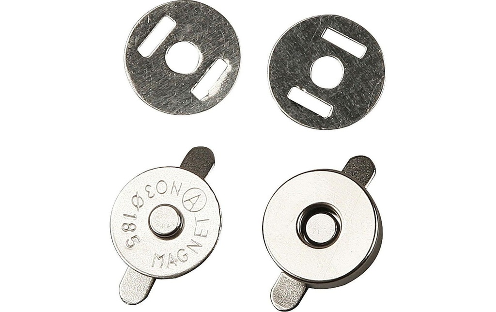 Creativ Company Boutons Fermoir magnétique, 25 pièces