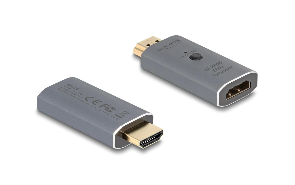 Delock Émulateur EDID HDMI 8K 7680 x 4320, 60 Hz HDMI - HDMI