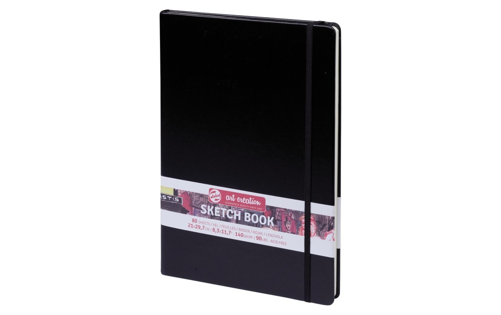 TALENS ART CREATION Livre esquisses 21x29,7 noir (160 pces)