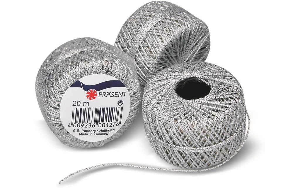 Pattberg Cordon Ø 2 mm x 20 m, argent