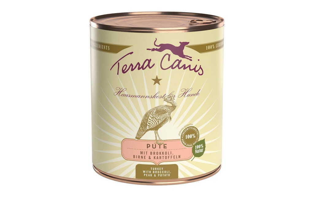 Terra Canis Alimentation humide Menue Classic Dinde, 800 g