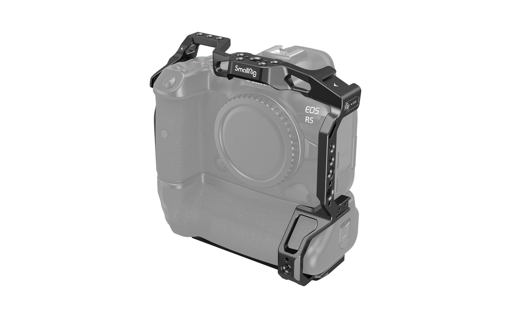 Smallrig Cage pour Canon EOS R5/R6/R5C/R6II avec poignée à piles BG-R10