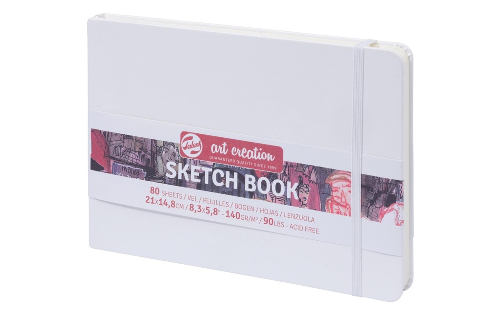 TALENS ART CREATION Livre esquisses 21x14,8 blanc (160 pces)
