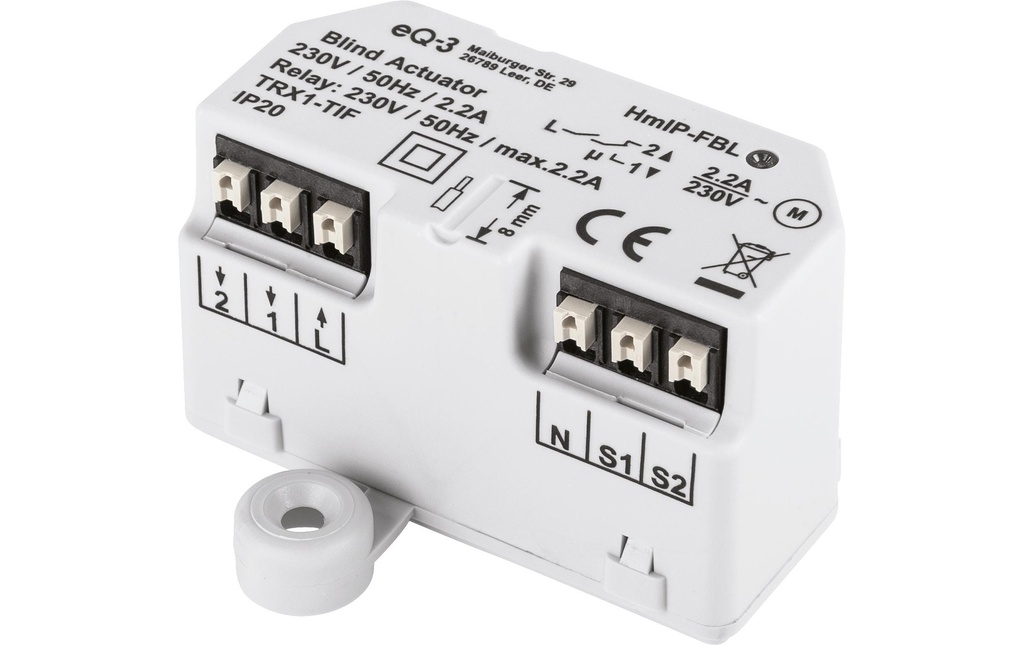 Homematic IP Actionneur de store radio Smart Home encastré