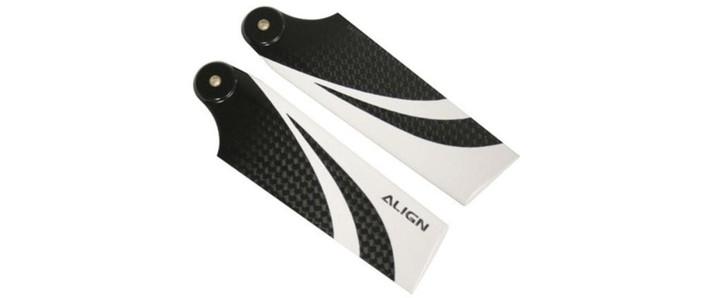 ALIGN Pales de rotor anticouple Carbon Fiber 85 mm