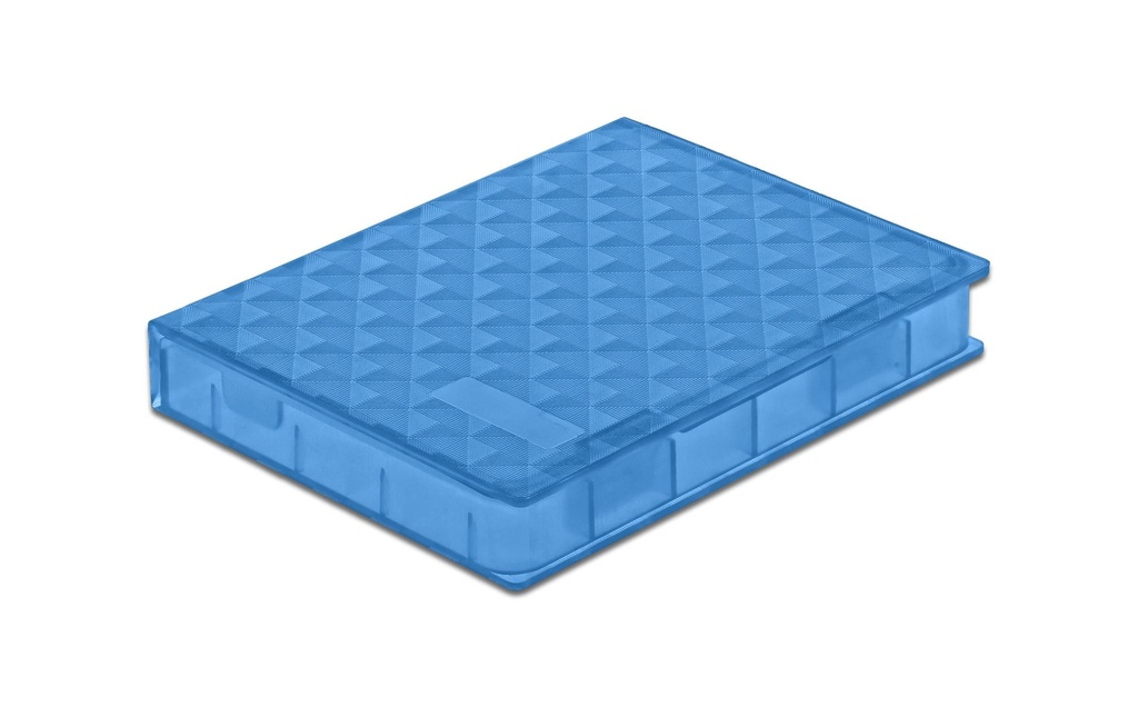 Delock Boîtier de protection pour HDD / SSD 2.5″ bleu